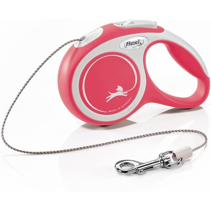 Comparer les prix de flexi Laisse pour chien, extensible, avec poignée souple, 3 m-5 m-8 m-8 m-8 à 20 kg, rouge55