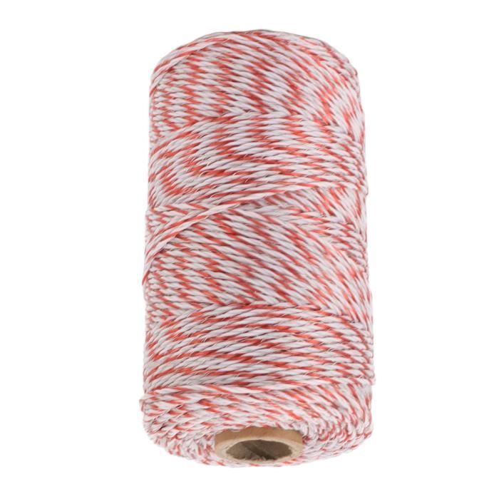 Lot De 5 Fils électriques Polywire Rouge 2,5mm - 250 M Chacun, Pour Clôture Mouton/chèvre/bétail