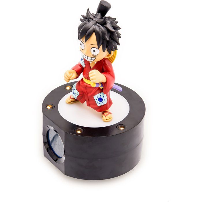 Teknofun Licence Officiel One Piece Réveil Lumineux Luffy et Fonctionne avec Piles 3X AAA ou USB câble Inclus pour Enfants Collectionneurs Dès 811638