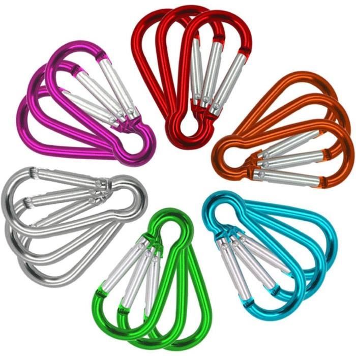 Boundless Voyage Pack 12KN Clip Mousqueton en Alliage D'aluminium Mousqueton Heavy Duty