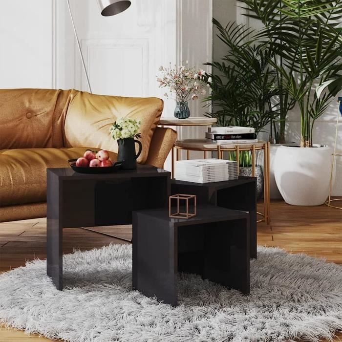 SALE 2025Tables basses gigognes - Lot de 3 - Tables Gigognes de Salon SALE 2025Tables basses gigognes - Lot de 3 - Tables Gigognes de Salon