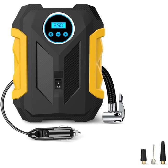 FLEXAIR – Gonfleur Pneus Voiture & Pompe Vélo Électrique Rechargeable | Compresseur à Air Portatif sans Fil | Mini Souffleur Puissant pour Ballon, Moto, VTT & Accessoires de Gonflage