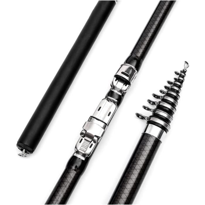 Micro Objet Cannes À Pêche UL ML En Fiber De Carbone Spinning Rod Bait Casting P