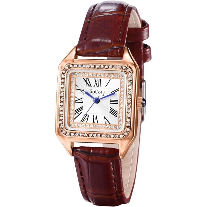 Montres Pour Femmes En Bois | Montres à Quartz Imperméables à La Lumière De La Nuit | Boîtes