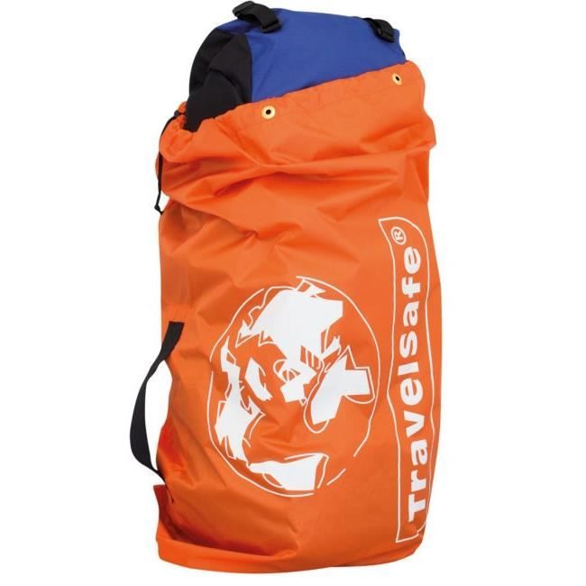 TravelSafe housse de transport sac à dos 85 litres polyester orange