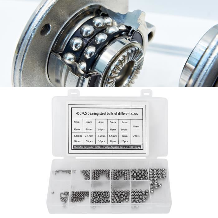 QUARKZMAN 600 Pcs Billes De Roulement, 1mm De Diamètre Billes