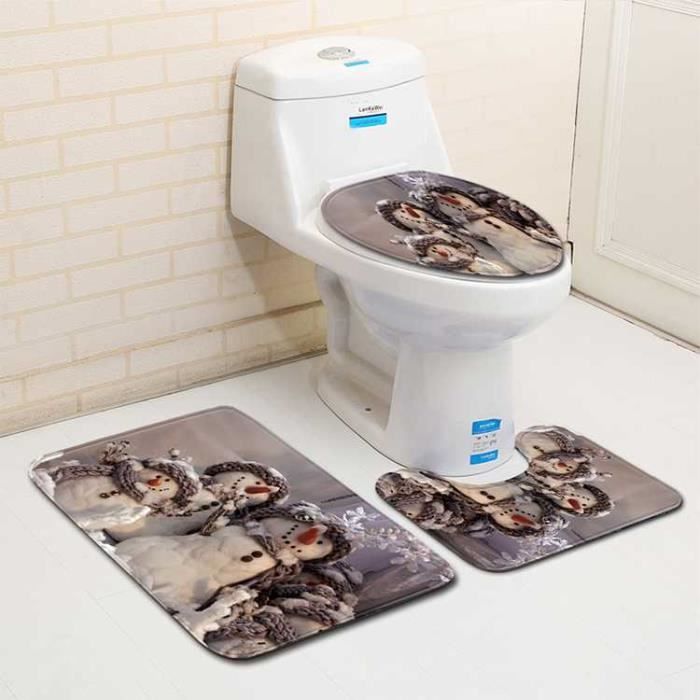 Tapis De Bain Antidérapant Et Absorbant Pour Salle De Bain Pour Toilettes Baignoire Douche 60x40cm Bleu 84475152