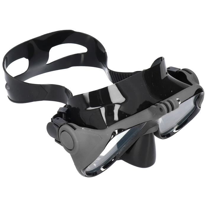 Lunettes De Plongée Panoramiques Ovales - Verre Trempé, Réglables, Silicone - Pour Natation, Snorkeling, Vue Large
