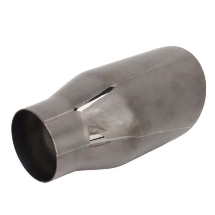 Akozon Tuyau Flexible D'échappement 50x155mm Accouplement de Tuyau Flexible D'échappement Tissé de Voiture Tube D'échappement Tressé Tube à Joint Flexible Ondulé en Acier Inoxydable pour les Autob