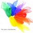 NATEE 20pcs Foulard pour Les Performances Acrobatiques Foulard Danse Orientale en Soie Foulard Jonglage Magie Performance60 60cm 