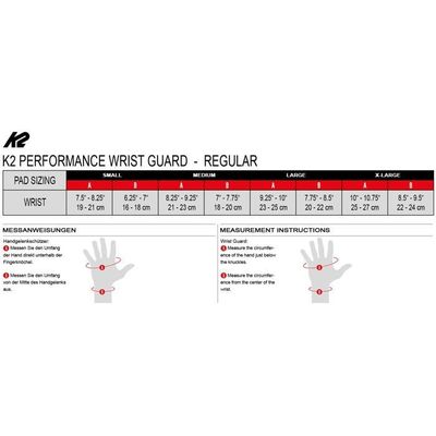 Protège-poignets K2 Performance – Mesh Respirant Coolmax, Bandes élastiques, Tailles S à XL Pour Hommes