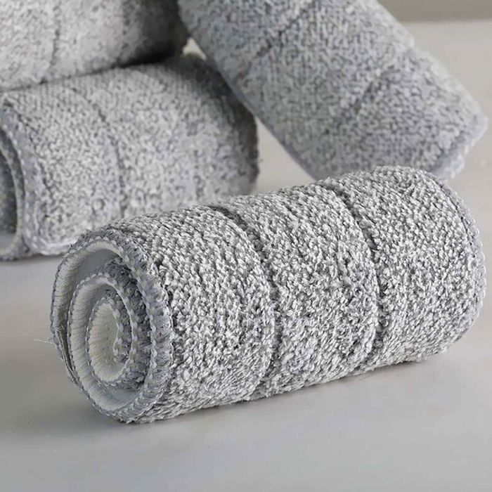 6 Lingettes Réutilisables Microfibre/chenille Pour Swiffer - Tampons Lavables Pour Serpillère (lot économique)