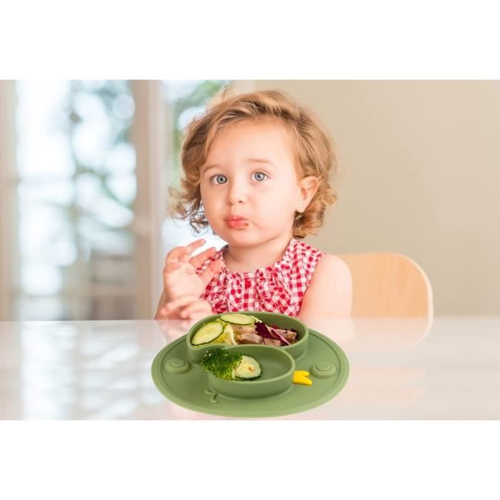TD® Ours pour enfants Aberdeen assiette à dîner en Silicone ventouse d –