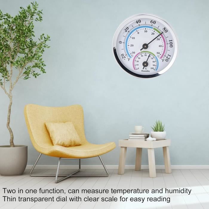 Mini Thermomètre Hygromètre D'Intérieur, Fonction 2 En 1 Peut Mesurer À — free download