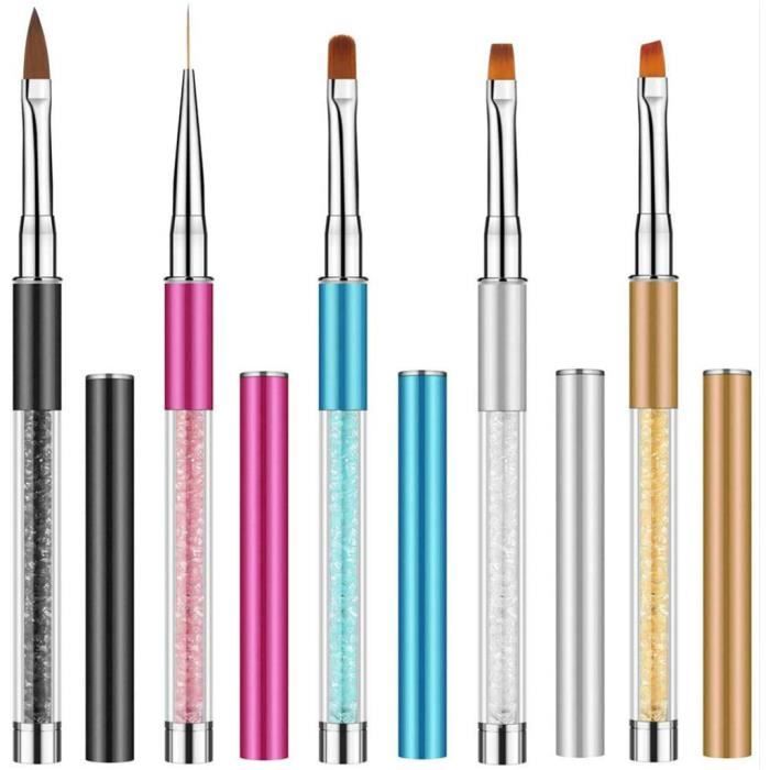 Acheter Pinceau pour peinture à ongles, outil rapide pour Extension de Gel  UV acrylique, stylo de dessin, construction P8F1, 1/3