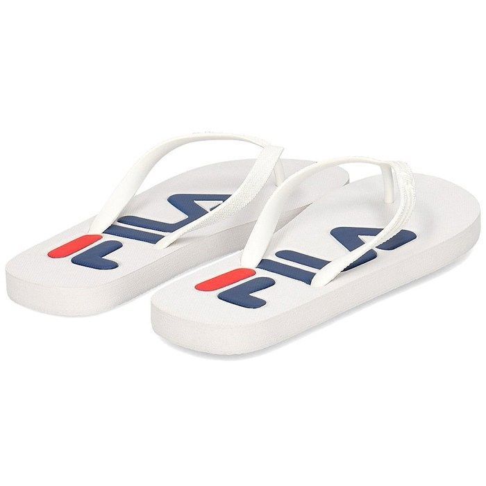 Tongs Fila Troy Slipper Blanc Homme Synth tique