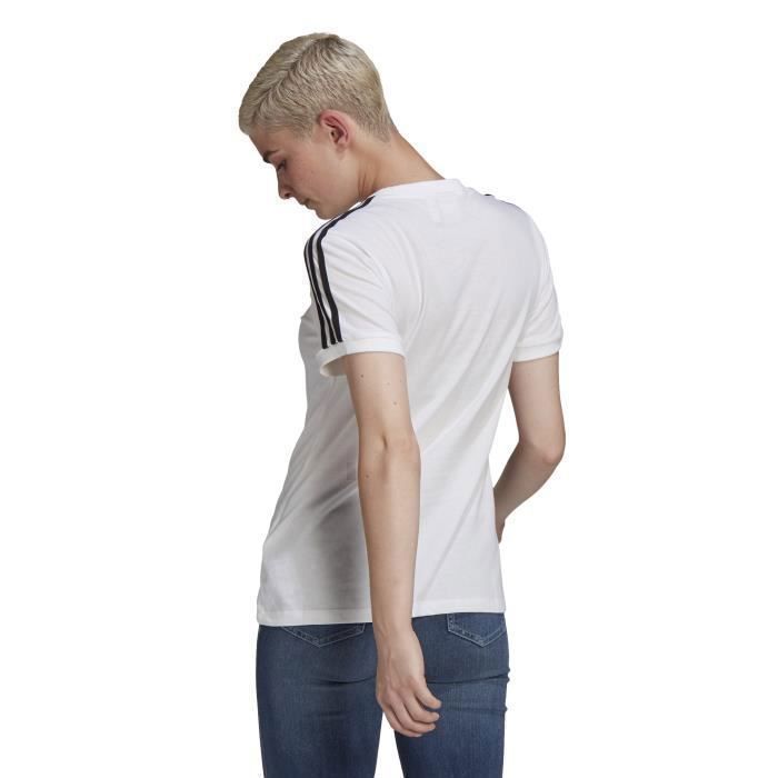 Tee shirt adidas femme blanc on sale