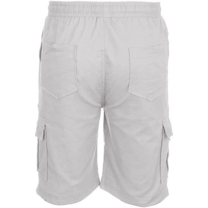 Short De Travail Homme Cargo Pas Cher Pantacourt Homme Été Multi