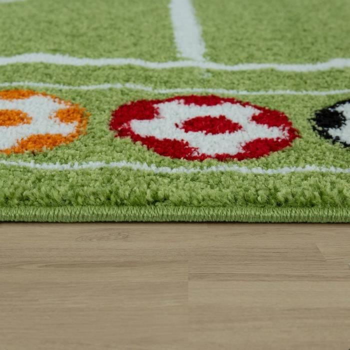 Tapis Football 3D 120x160 Cm - Pour Chambre Garçon, Salon, Antidérapant