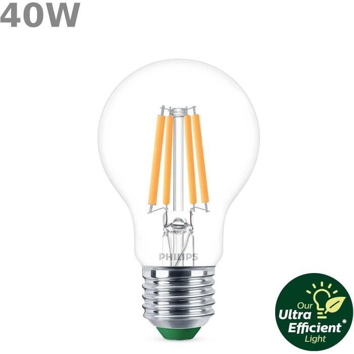 Philips Classic Lampe LED Ultra-efficace De Classe énergétique A