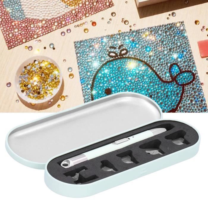 Stylo Peinture Diamant LED Rechargeable USB - Lumière Chaude/Blanche, Outil 5D Bricolage Précis