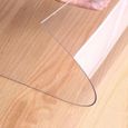 1.0mm givré Tapis de protection en verre souple, nappe en PVC, imperméable, Transparent, pour Table basse, po-2
