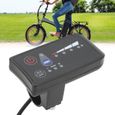 SED Contrôleur de compteur d'affichage à LED de vélo Panneau de commande de vélo électrique 24V Affichage de puissance LED123648-2