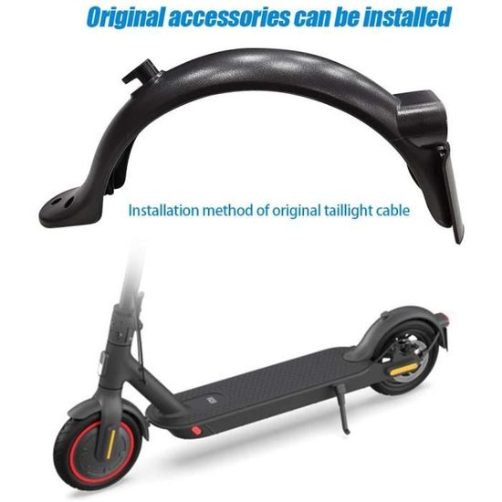 Garde-boue Arrière ZHIKAN Pour Trottinette Xiaomi M365, Pro, 1S, Lite, Essential - Noir