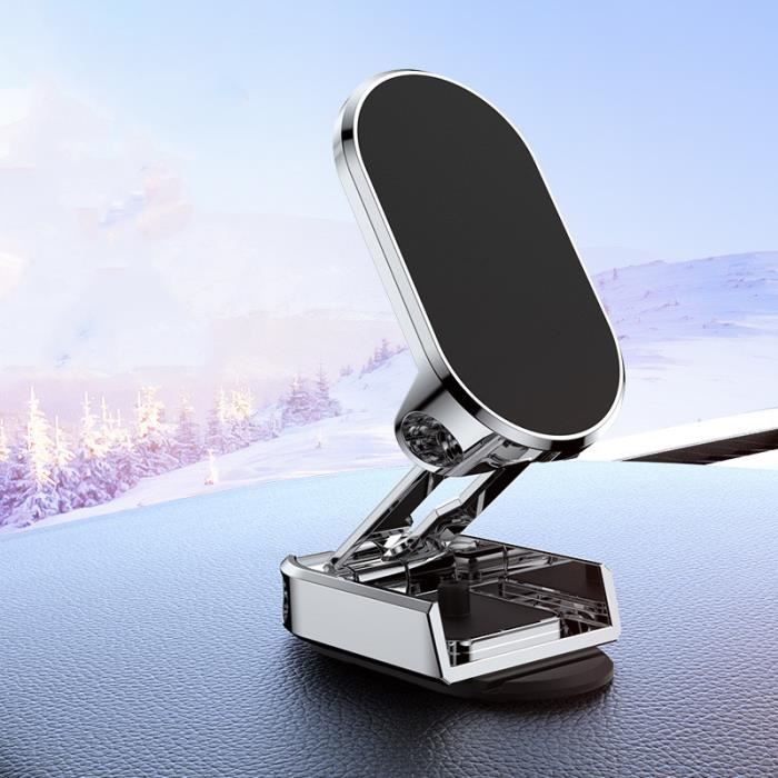 Support de téléphone magnétique rotatif à 360 degrés pour voiture