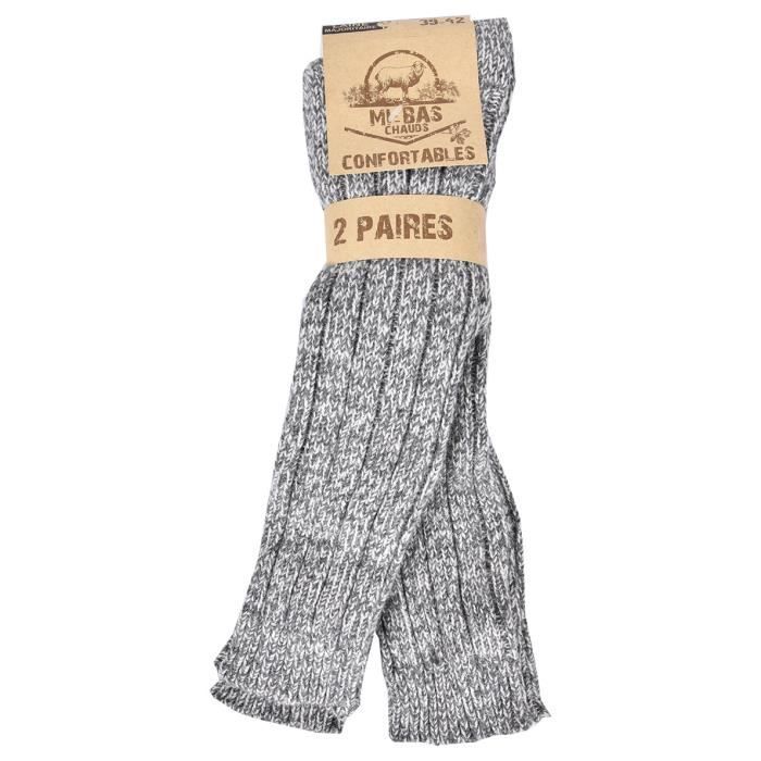 Chaussettes hautes homme laine 2025
