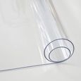 1.0mm givré Tapis de protection en verre souple, nappe en PVC, imperméable, Transparent, pour Table basse, po-3
