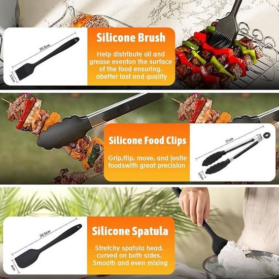 Pack De 3 Moules En Silicone Pour Air Fryer Ninja Foodi AF500EU - Accessoires Réutilisables Pour Friteuse à Air Double Zone