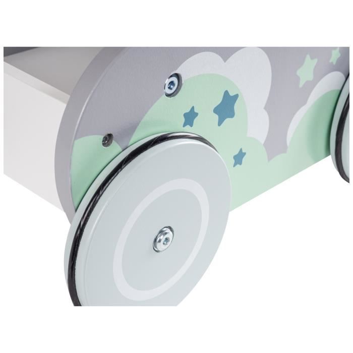Trotteur roue sale caoutchouc