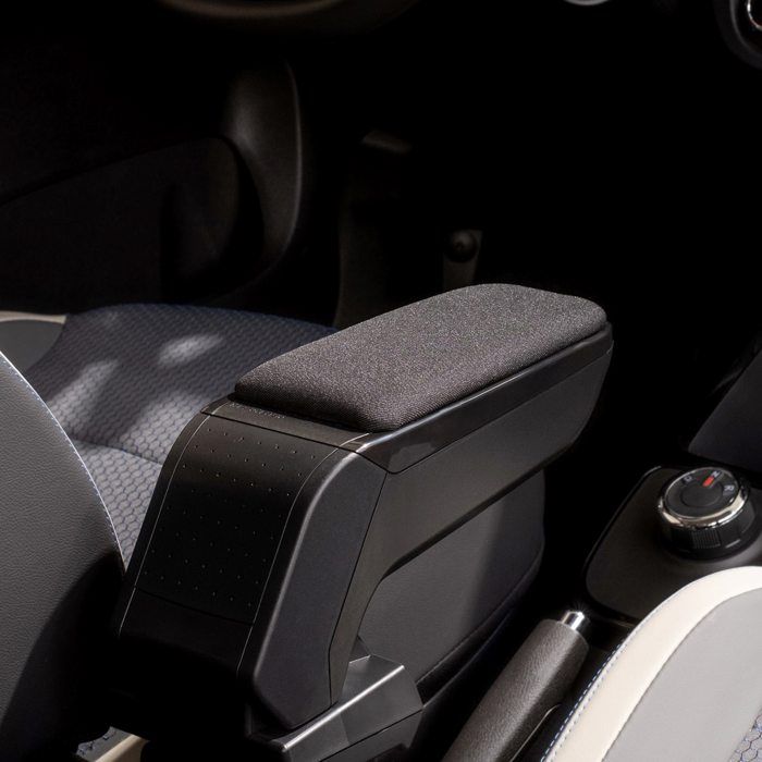 rati ARMSTER S ARMREST Compatibile con Ford Connect RHD 2014-2018 [Vegan Leather, Black, +USB+AUX