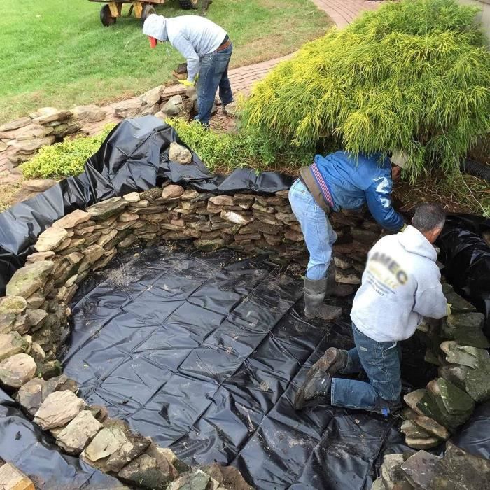 Bâche D’étang Noir 2x3m – Revêtement étanche Pour Bassin, Cascade, Jardin Aquatique | Facile à Poser