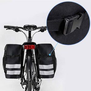 XIQI 48L Sacoche Vélo Porte-Bagage Arrière l Sacoche Vélo 3 en 1 Double