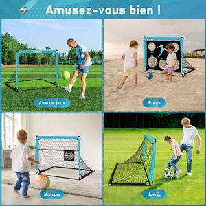 Set de jeu de football pour enfants 2 3 4 5 6 7 8, plaisir sportif pour jardin intérieur extérieur, buts de football en flanelle douce, set de jeu de Set de jeu de football pour enfants 2 3 4 5 6 7 8, plaisir sportif pour jardin intérieur extérieur, buts de football en flanelle douce, set de jeu de