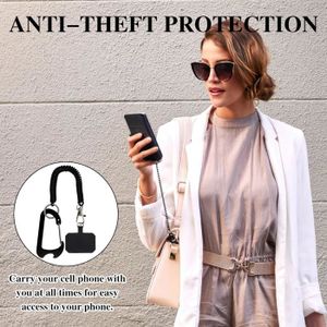 Cordon De Téléphone Universel En Nylon Kaki - Longe Anti-chute Pour Portable