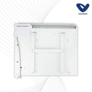 Radiateur OCEANIC 2000W Inertie Céramique – Blanc Mat – Électronique NF – Neuf