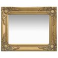 🐖🐖2179Moderne - Miroir mural style baroque pour Salon ou Salle de Bain ou Dressing Maison50x40 cm Doré-0