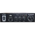 Ampli Karaoké LTC MFA1200-BT 100W - Bluetooth, USB, SD, 2 Micros - Noir - Compact Et Puissant