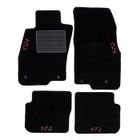 Jeu de 4 tapis moquette pour ALFA ROMEO MITO 2008>2015 LOGO ROUGE