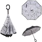 BIGILANTUH Parapluie - Anti-UV - Inversé - Double Couche - Automatique - Mains Libres