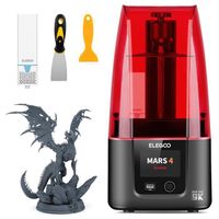ELEGOO Mars 4 Imprimante 3D MSLA à Résine avec Écran LCD Monochrome 9K Grande Taille d'impression 3D