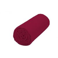 Drap housse Rouge 180 x 200 cm / 100% coton / 57 fils/cm²