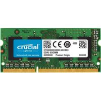 Crucial 8GB DDR3-1333 SO-DIMM CL9, 8 Go, 1 x 8 Go, DDR3, 1333 MHz, 204-pin SO-DIMM