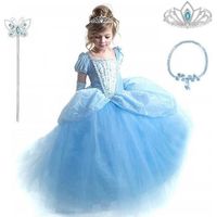 Costume Cosplay cendrillon pour enfants vêtements pour petites filles robe de bal princesse pour fête d'anniversaire