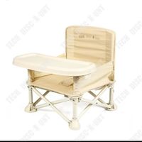 TD® Chaise de salle à manger pour bébé chaise d'apprentissage pliante pratique pour bébé chaise de pique-nique pour siège bébé