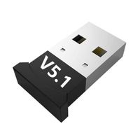 Adaptateur USB Bluetooth 5.1, Clé Bluetooth Dongle pour Windows 11/10/8.1, Supporte Casque, Souris, Manette, Clavier, Imprimantes,