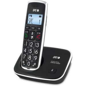 Téléphone fixe Comfort - Téléphone Fixe sans Fil Senior avec Touc